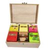 Caixa de cha twinings caixa carvalho